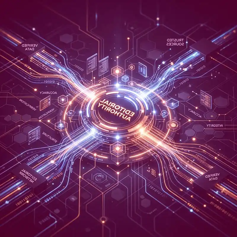 Abstract 3D rendering of AI visibility research